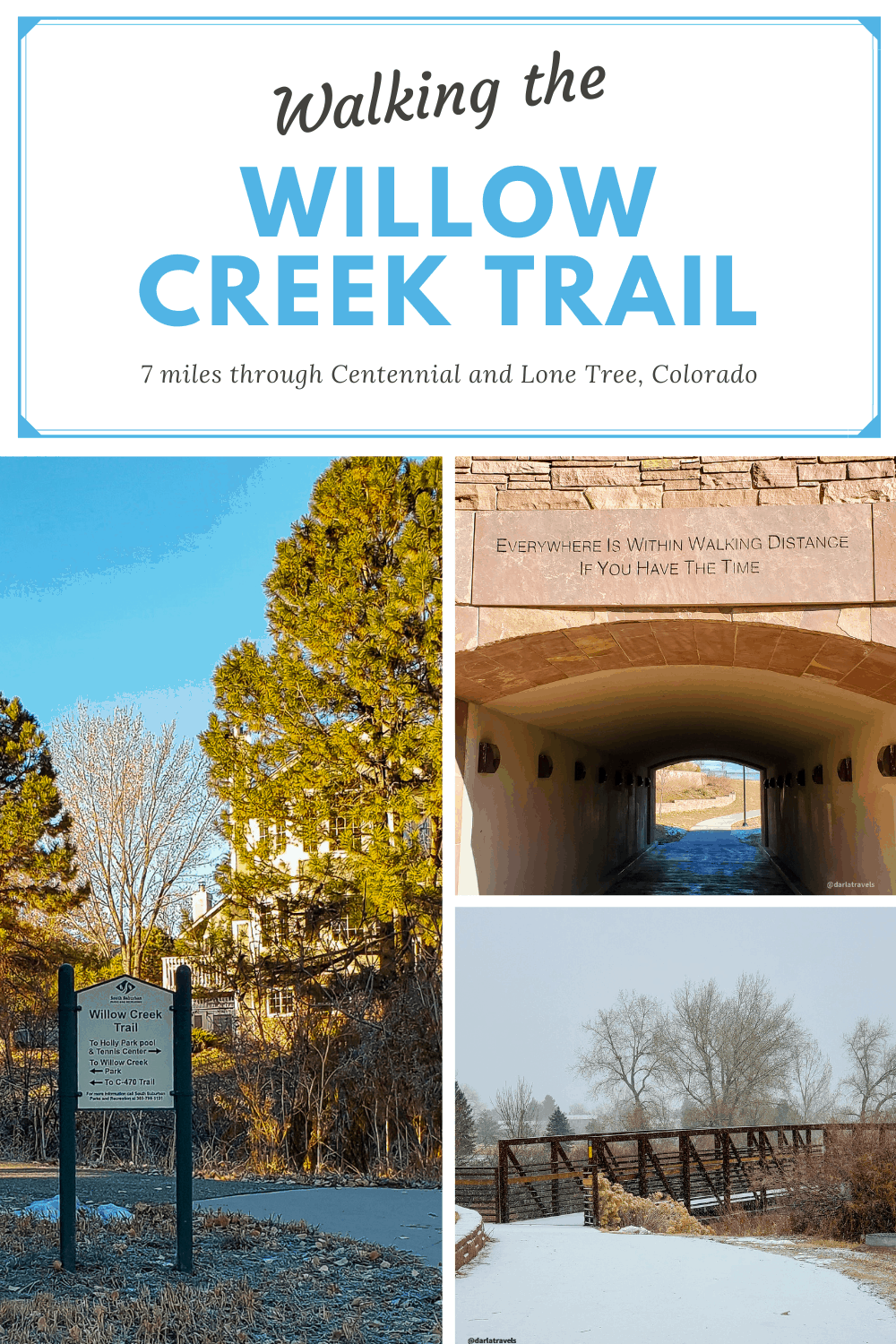 The Willow Creek Trail A Varied Suburban Walk Darla Travels