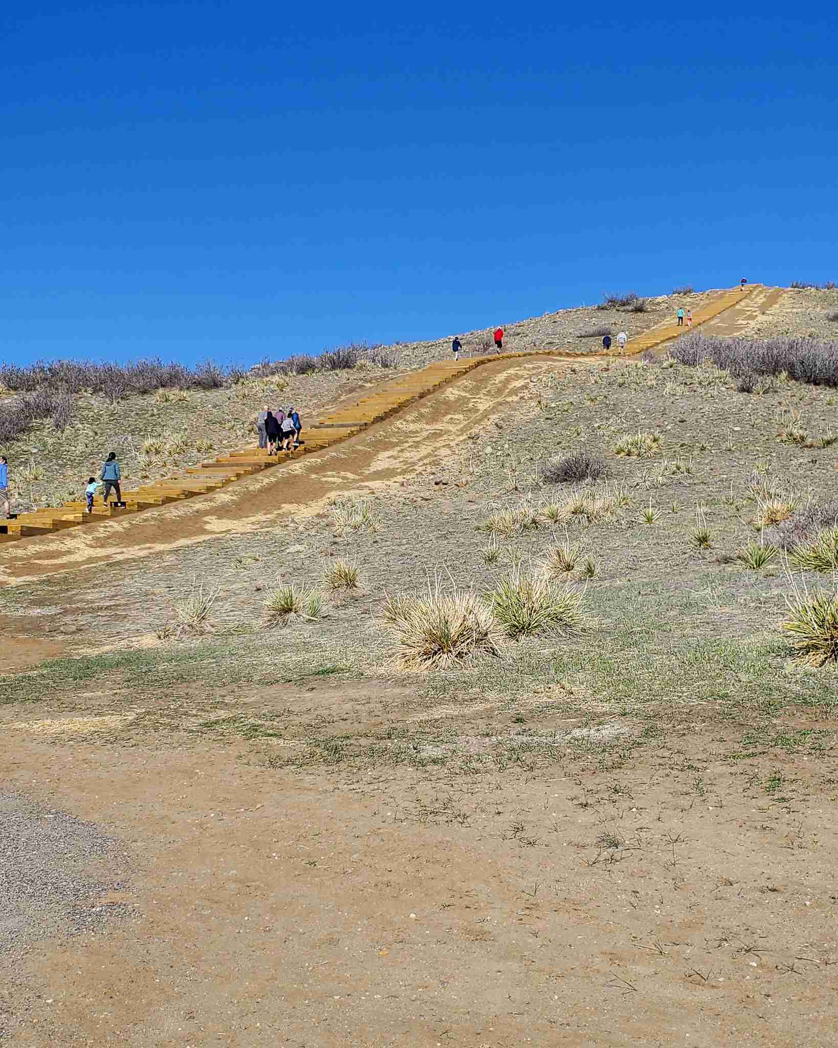 Climbing the RueterHess Incline near Parker, Colorado Darla Travels